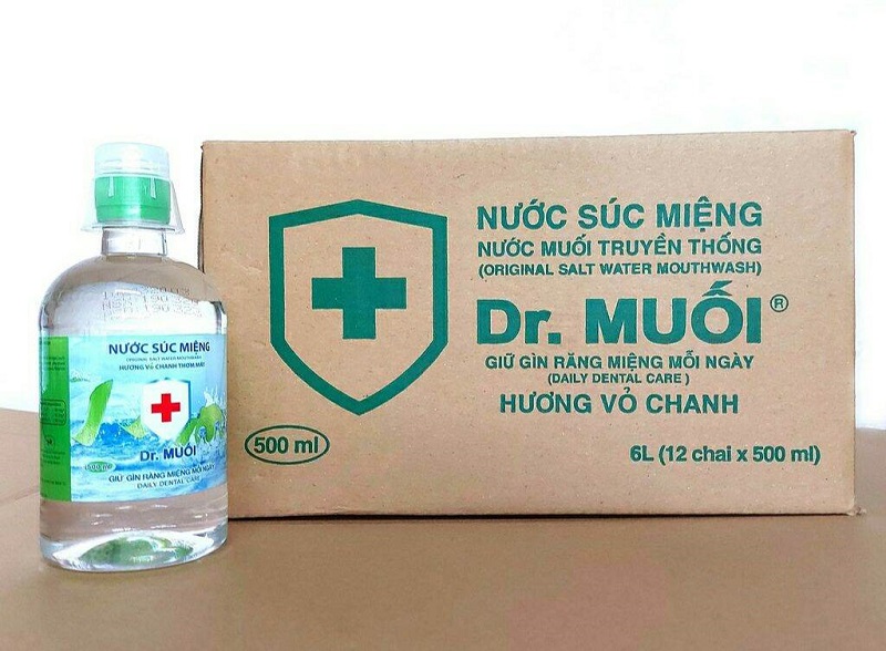 Nước súc miệng Dr. Muối Hương Chanh bình dân và chất lượng