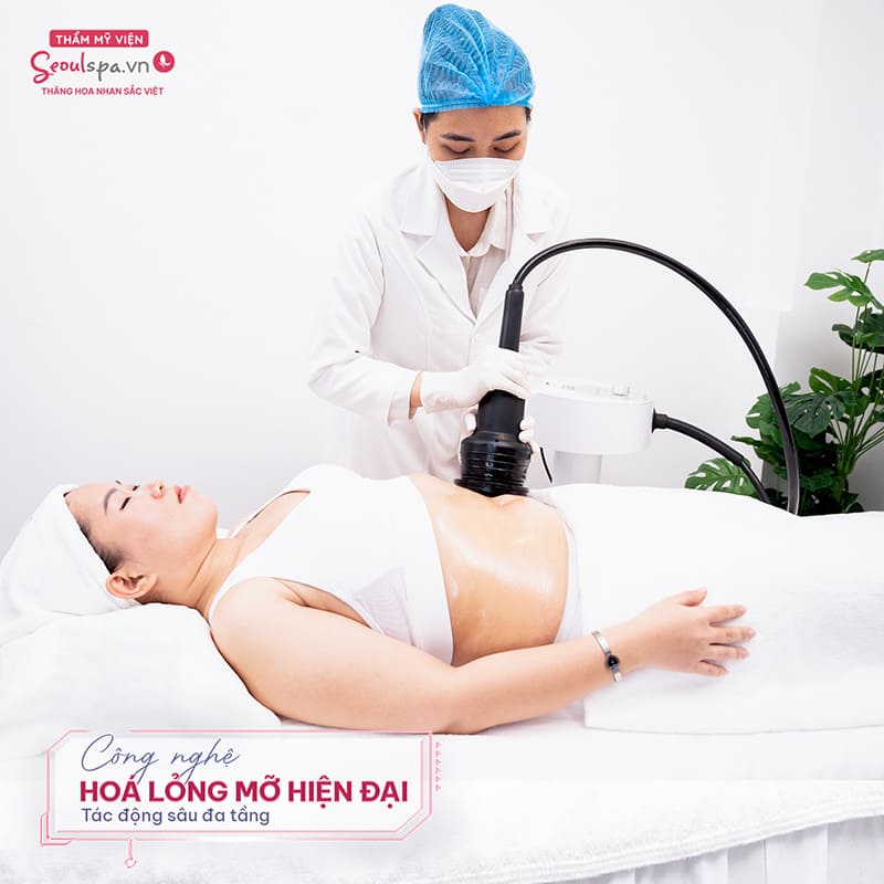 Quy trình giảm mỡ an toàn với hệ thống trang thiết bị hiện đại tại SeoulSpa.Vn