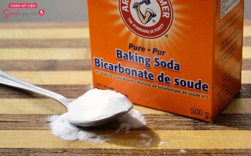 Sử dụng baking soda loại bỏ tình trạng thâm đen, sần sùi dưới nách