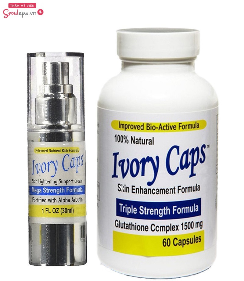 Kem trị nám Ivory Caps Skin Lightening được yêu thích với thành phần an toàn, lành tính