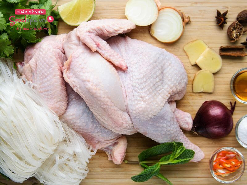 Kiêng sử dụng thịt gà, thịt vịt sau khi khử môi