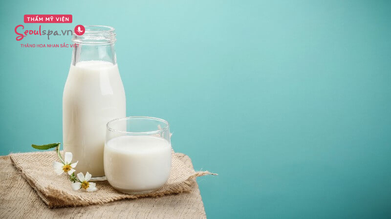 Bổ sung nhiều sữa tươi tỉnh mang đến khung người sau thời điểm khử rạm môi