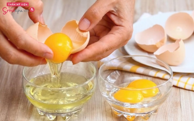 Sử dụng trứng gà dưỡng trắng da mặt an toàn và hiệu quả