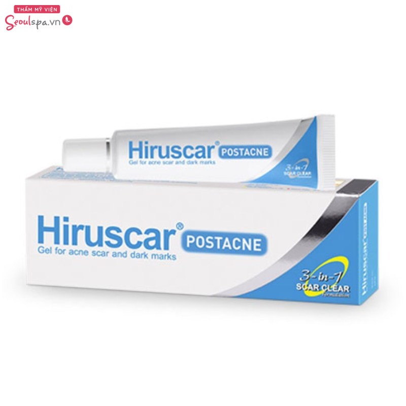 Hiruscar nổi tiếng là thuốc trị sẹo, giảm thâm và dưỡng ẩm cho da mềm mại
