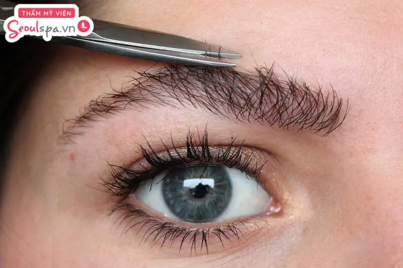 Người có lông mày mọc xiên xỏ, không thẳng hàng có thể ưu tiên thực hiện định hình Brown lamination chân mày