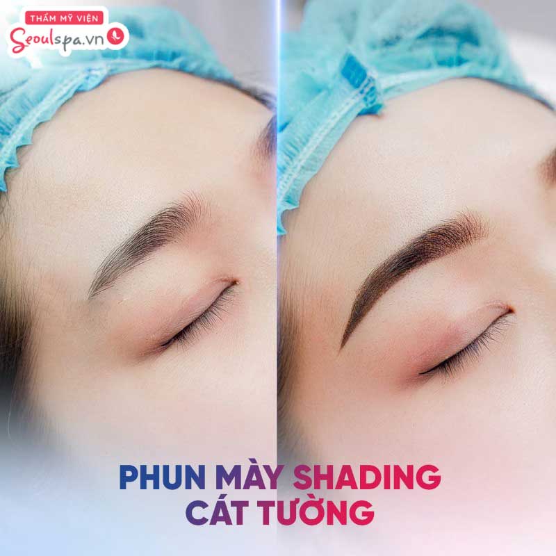 Thực hiện phun xăm mày Shading tại địa chỉ uy tín giúp đem lại hiệu quả chân mày sắc nét với độ bền đẹp cao
